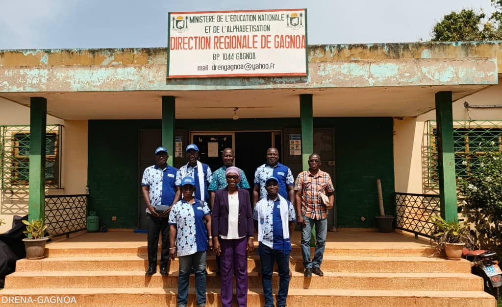 SEANCE DE TRAVAIL DE MME LE DRENA-ET AVEC L'EQUIPE DE LA COMMISSION VILLE APPRENANTE DE GAGNOA
