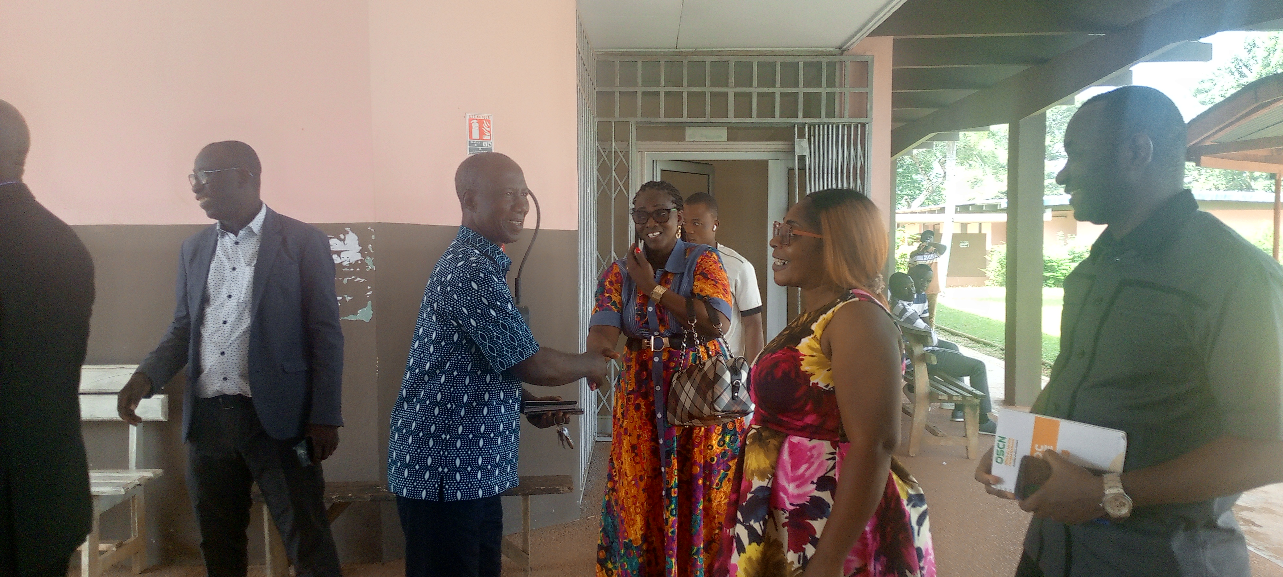 Instituteurs Adjoints (IA) en formation au CAFOP de Gagnoa.