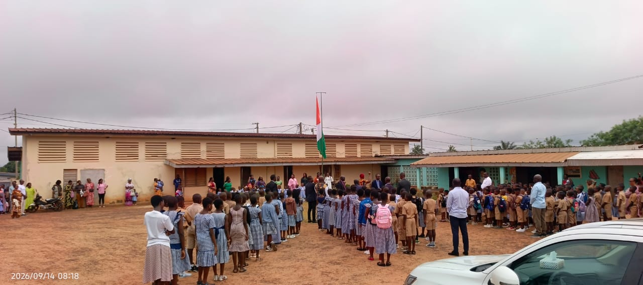 Céremonie de Salut aux Couleurs à l'EPP Nairayville EXCELLENCE et Maternelle Municipale